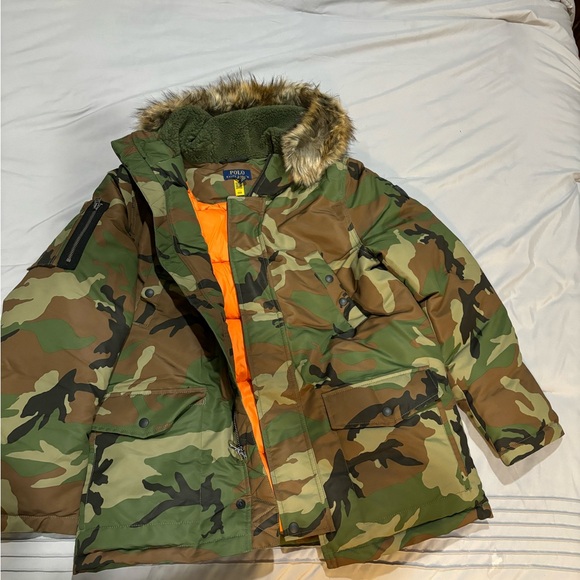 KID’S POLO RL CAMO PARKA - Picture 2 of 11